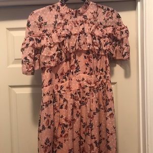 prairie rose clip mini dress
